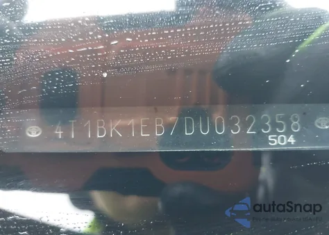 2013 Toyota Avalon Xle Touring из США, поврежденный, VIN 4T1BK1EB7DU032358